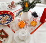 Festlich geschmückte Tafel