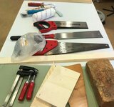 Sägen und Handwerksgeräte