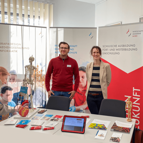 Team Weiterbildung auf Messe in Greifswalder Arbeitsagentur