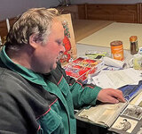 Herr Mähling zeigt uns sein Fotoalbum